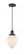 Bullet - 1 Light - 7 inch - Matte Black - Cord hung - Mini Pendant (3442|201C-BK-G661-7)