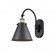 Appalachian - 1 Light - 8 inch - Black Antique Brass - Adjustable Swing Arm (3442|918-1W-BAB-M13-BK)