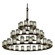 Dakota 45-Light 3-Tier Ring LED Chandelier (254|WGL-8714-10-GRCB-DBRZ-LED45-31500)