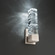 JULIET 15IN CRYSTAL SCONCE 3500K (3612|WS-58115-BN)