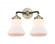 Bellmont - 2 Light - 14 inch - Black Antique Brass - Bath Vanity Light (3442|284-2W-BAB-G191)