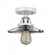 Railroad - 1 Light - 8 inch - Polished Chrome - Semi-Flush Mount (3442|288-1C-PC-M7-PC-LED)