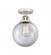 Beacon - 1 Light - 8 inch - Polished Nickel - Semi-Flush Mount (3442|288-1C-PN-G202-8-LED)