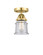 Canton - 1 Light - 5 inch - Satin Gold - Semi-Flush Mount (3442|288-1C-SG-G184S)