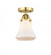 Bellmont - 1 Light - 6 inch - Satin Gold - Semi-Flush Mount (3442|288-1C-SG-G191)