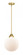 Beacon - 1 Light - 10 inch - Satin Gold - Stem hung - Mini Pendant (3442|288-1S-SG-G201-10-LED)
