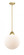 Beacon - 1 Light - 12 inch - Satin Gold - Stem hung - Mini Pendant (3442|288-1S-SG-G201-12-LED)