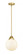 Beacon - 1 Light - 8 inch - Satin Gold - Stem hung - Mini Pendant (3442|288-1S-SG-G201-8-LED)