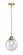 Beacon - 1 Light - 8 inch - Satin Gold - Stem hung - Mini Pendant (3442|288-1S-SG-G204-8-LED)