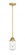Dover - 1 Light - 5 inch - Satin Gold - Stem hung - Mini Pendant (3442|288-1S-SG-G312-LED)
