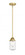 Dover - 1 Light - 5 inch - Satin Gold - Stem hung - Mini Pendant (3442|288-1S-SG-G314-LED)