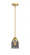 Bell - 1 Light - 5 inch - Satin Gold - Stem hung - Mini Pendant (3442|288-1S-SG-G53-LED)