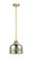 Bell - 1 Light - 8 inch - Satin Gold - Stem hung - Mini Pendant (3442|288-1S-SG-G78)