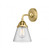 Cone - 1 Light - 6 inch - Satin Gold - Sconce (3442|288-1W-SG-G64-LED)