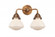 Olean - 2 Light - 15 inch - Antique Copper - Bath Vanity Light (3442|288-2W-AC-G321)