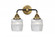 Colton - 2 Light - 14 inch - Black Antique Brass - Bath Vanity Light (3442|288-2W-BAB-G302-LED)