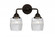 Colton - 2 Light - 14 inch - Oil Rubbed Bronze - Bath Vanity Light (3442|288-2W-OB-G302)