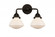 Olean - 2 Light - 15 inch - Oil Rubbed Bronze - Bath Vanity Light (3442|288-2W-OB-G321-LED)