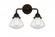 Olean - 2 Light - 15 inch - Oil Rubbed Bronze - Bath Vanity Light (3442|288-2W-OB-G324)