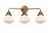 Olean - 3 Light - 25 inch - Antique Copper - Bath Vanity Light (3442|288-3W-AC-G321-LED)