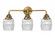 Colton - 3 Light - 24 inch - Brushed Brass - Bath Vanity Light (3442|288-3W-BB-G302-LED)