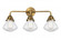 Olean - 3 Light - 25 inch - Brushed Brass - Bath Vanity Light (3442|288-3W-BB-G324-LED)