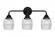 Colton - 3 Light - 24 inch - Matte Black - Bath Vanity Light (3442|288-3W-BK-G302-LED)