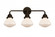 Olean - 3 Light - 25 inch - Oil Rubbed Bronze - Bath Vanity Light (3442|288-3W-OB-G321-LED)