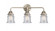 Canton - 3 Light - 23 inch - Brushed Satin Nickel - Bath Vanity Light (3442|288-3W-SN-G184S)