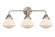 Olean - 3 Light - 25 inch - Brushed Satin Nickel - Bath Vanity Light (3442|288-3W-SN-G321-LED)