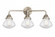 Olean - 3 Light - 25 inch - Brushed Satin Nickel - Bath Vanity Light (3442|288-3W-SN-G324-LED)