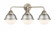 Hampden - 3 Light - 25 inch - Brushed Satin Nickel - Bath Vanity Light (3442|288-3W-SN-HFS-61-SN-LED)