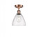 Bristol - 1 Light - 8 inch - Antique Copper - Semi-Flush Mount (3442|516-1C-AC-GBD-754-LED)