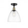 Bristol - 1 Light - 9 inch - Black Antique Brass - Semi-Flush Mount (3442|516-1C-BAB-GBD-92)