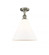 Berkshire - 1 Light - 12 inch - Brushed Satin Nickel - Semi-Flush Mount (3442|516-1C-SN-GBC-121)