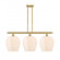 Norfolk - 3 Light - 38 inch - Satin Gold - Cord hung - Island Light (3442|516-3I-SG-G461-12)