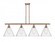 Berkshire - 4 Light - 50 inch - Antique Copper - Stem hung - Island Light (3442|516-4I-AC-GBC-124)