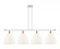 Bristol - 4 Light - 50 inch - White Polished Chrome - Stem hung - Island Light (3442|516-4I-WPC-GBD-121)