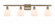 Athens - 4 Light - 36 inch - Antique Brass - Bath Vanity Light (3442|516-4W-AB-G121-6)