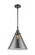 Cone - 1 Light - 12 inch - Oil Rubbed Bronze - Mini Pendant (3442|447-1S-OB-G43-L)