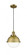 Hampden - 1 Light - 9 inch - Brushed Brass - Cord hung - Mini Pendant (3442|201C-BB-HFS-82-BB)
