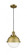 Hampden - 1 Light - 9 inch - Brushed Brass - Cord hung - Mini Pendant (3442|201C-BB-HFS-84-BB)