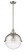 Hampden - 1 Light - 13 inch - Brushed Satin Nickel - Stem Hung - Pendant (3442|201S-SN-HFS-124-SN)
