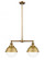 Hampden - 2 Light - 18 inch - Brushed Brass - Stem Hung - Adjustable Island Light (3442|209-BB-HFS-82-BB)