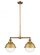 Hampden - 2 Light - 18 inch - Brushed Brass - Stem Hung - Adjustable Island Light (3442|209-BB-HFS-84-BB)