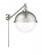 Hampden - 1 Light - 13 inch - Brushed Satin Nickel -Adjustable Swing Arm (3442|237-SN-HFS-122-SN-LED)