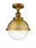 Hampden - 1 Light - 9 inch - Brushed Brass - Semi-Flush Mount (3442|517-1CH-BB-HFS-84-BB)