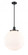 Beacon - 1 Light - 16 inch - Matte Black - Stem Hung - Pendant (3442|201S-BK-G201-16-LED)