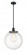 Beacon - 1 Light - 14 inch - Matte Black - Stem Hung - Pendant (3442|201S-BK-G204-14-LED)