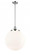 Beacon - 1 Light - 16 inch - Polished Chrome - Stem Hung - Pendant (3442|201S-PC-G201-16-LED)